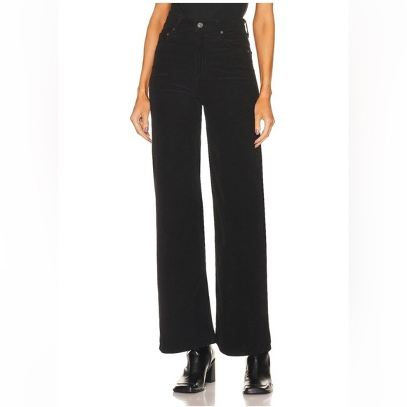 Citizens Of Humanity Pants - Citizens of Humanity Paloma Baggy in Corduroy 28 Black